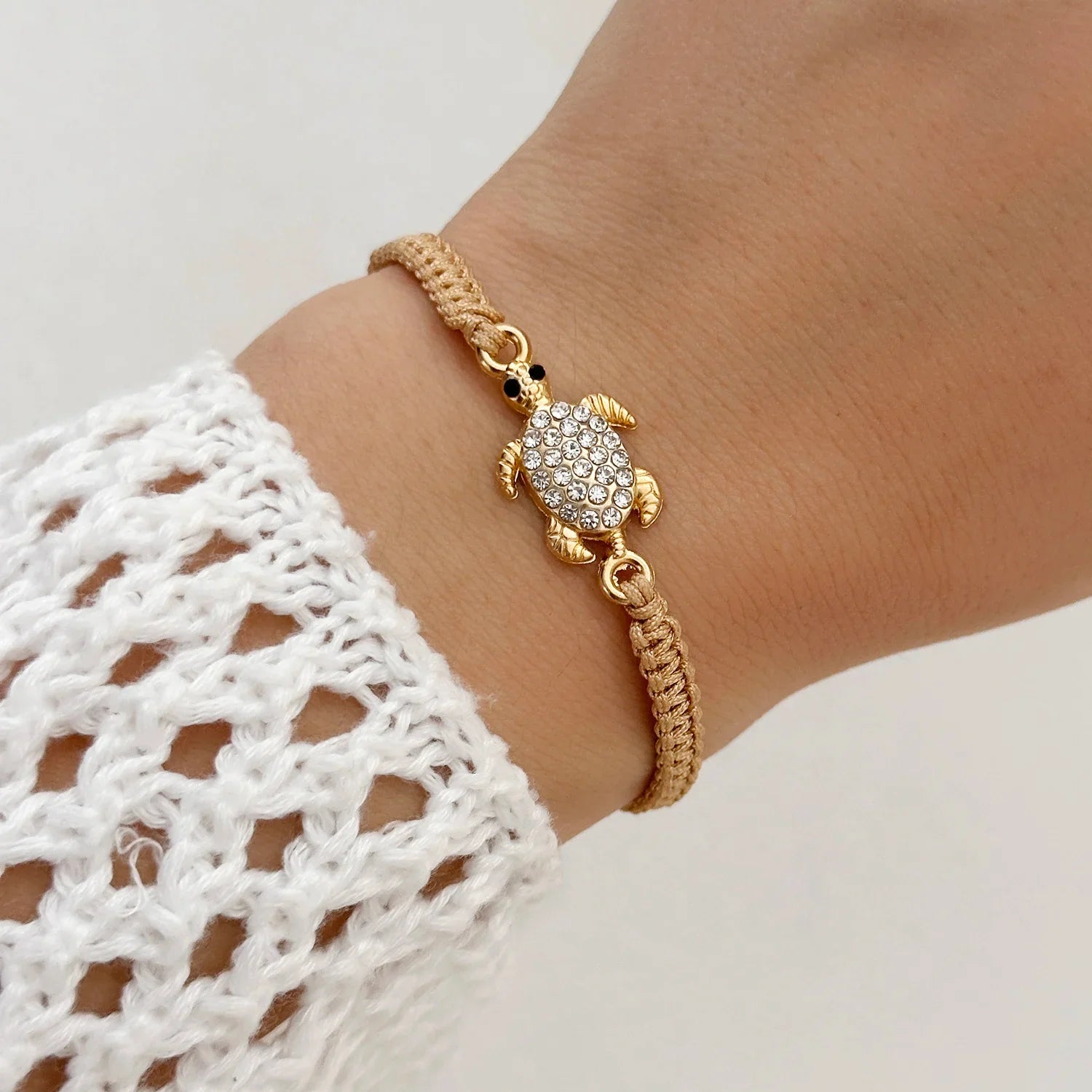 Tilly Pavé Turtle Bracelet